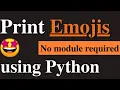 Interesting Funny Emoji In Python Programing Language kamaal ki class