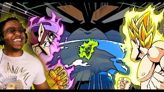 One Jump Man vs Shaggy Ball Z (Part 4) by Mashed REACTION