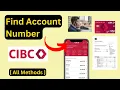 All Ways Find CIBC Account number Online or Offline method to Account Number CIBC