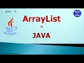 JAVA-13 ARRAY LIST