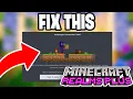 How To Fix Unable To Connect To REALMS Minecraft Bedrock - Tutorial