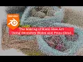 LIVENODING Sushi Rice Art Using Geometry Nodes and Point Cloud