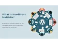 How to Setup WordPress Multisite for beginners