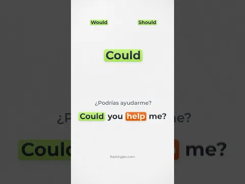 DEJA de CONFUNDIR Would, Could y Should en INGLÉS 🇺🇸 Domínalos en 1 minuto