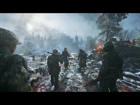 Download MP3 Battle Of The Bulge | Call Of Duty WWII (2017) | Realism | RTX 3080 | 4K Ultra