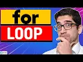 Python for loops explained for beginners