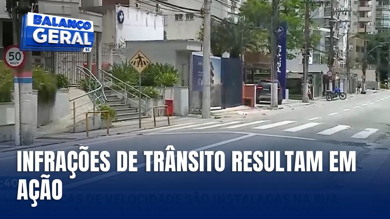 Medidas de trânsito: placas de velocidade são instaladas após denúncia