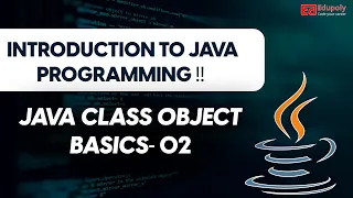 Java Class Object Basics Telugu 2023