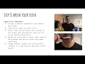 Occupational Analysis for Teeth Brushing