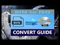 How to convert bin to iso image file with PowerISO