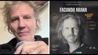 Facundo Arana presentará “Sobre la marcha - Nuestras vidas” en Paraguay