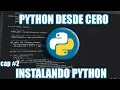 Cap Curso Python desde Cero Instalacion de Python