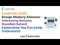 Leetcode 2502 Design Memory Allocator