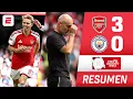 ARSENAL HUMILLO a MANCHESTER CITY es CAMPEON de COMMUNITY SHIELD y amargo debut de MARESCA Resumen