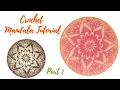 Crochet Dreamcatcher Mandala Tutorial Part 1 6