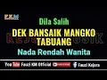 Download Lagu Dila Salih - DEK BANSAIK MANGKO TABUANG (Karaoke) NADA RENDAH WANITA