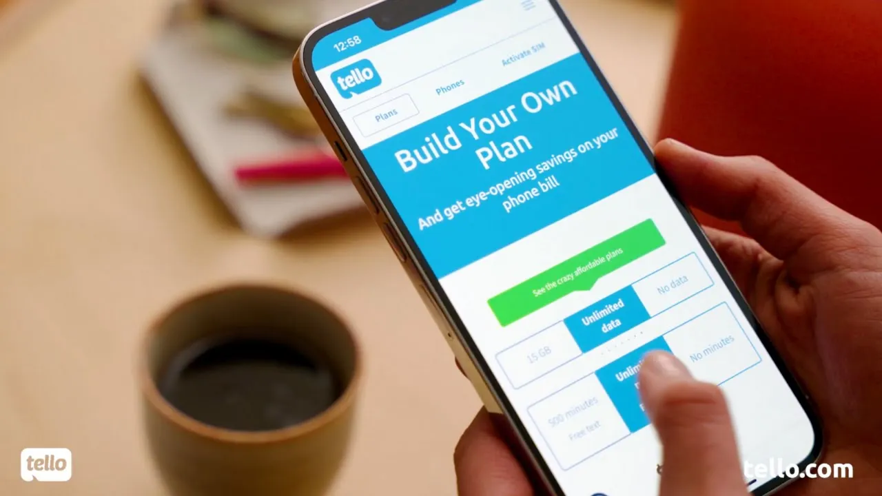 Tello Mobile — Tello — Build Your Own Plan (YouTube video ad)