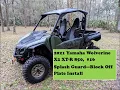 2021 Yamaha Wolverine X2 XT-R 850 Splash Guard - Block Off Plate Install