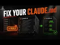 Stop Adding Rules to CLAUDE md Most of Them Are Already Useless