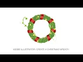 How to make a Christmas Wreath Vector in Illustrator