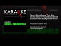 Never Gonna Leave Your Side (In the Style of Daniel Bedingfield) (Karaoke with Background Vocal)
