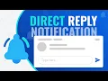 Direct Reply with Messaging Style Notifications in Android