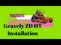2022-2023 Gravely ZT Trac Seat Suspension Kit DIY Installation
