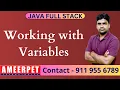 Java Full Stack Series Working with variables By Srinivas Ameerpet Technologies