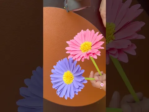 How to make beautiful paper flower#viral #diy  #craft #paperflower #shorts