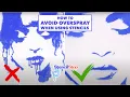 How to AVOID OVERSPRAY with Stencils