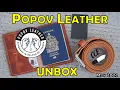 UNBOX - Popov Leather Canada RFID Wallet Gauntlet Passport Cover Leather Belt popovleather