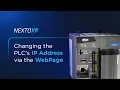 Nexto XF - Changing the PLC s IP Address via the WebPage