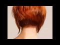Short haircuts back view stacked