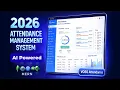 Employee Attendance Management System React Node js MERN Stack Project