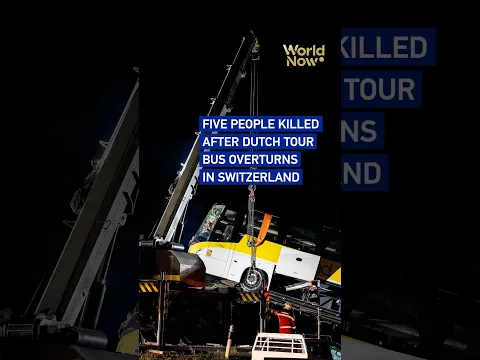 Five people killed after Dutch tour bus overturns in Switzerland #worldnow
