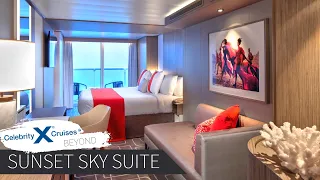 celebrity beyond sunset sky suite full walkthrough tour u0026 review 4k celebrity cruises
