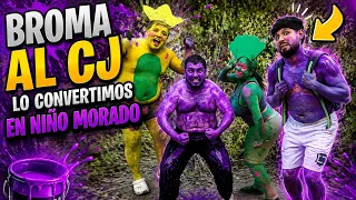 🔥BROMA AL CJ LO CONVERTIMOS EN NIÑO MORADO🔥
