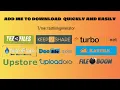 Link generator Tezfile daofile Fileboom Rapidgator Turbobit Nitroflare keep2share