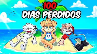 SOBREVIVIMOS 100 DIAS PERDIDOS en EL OCEANO🏝️🌊SOYDANY en ROBLOX