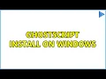 Ghostscript install on Windows