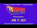 Mega Millions Draw Results June 17 2025