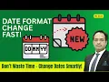 How to Change Date Format in Excel Fast