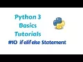 Programming in Python 3 - IF condition s