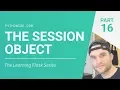 The Flask session object - Python on the web