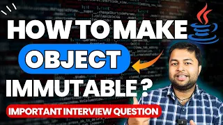 Object Immutability Java Interview Question