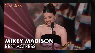 Mikey Madison Wins Best Actress for Anora 97th Oscars Speech 2025