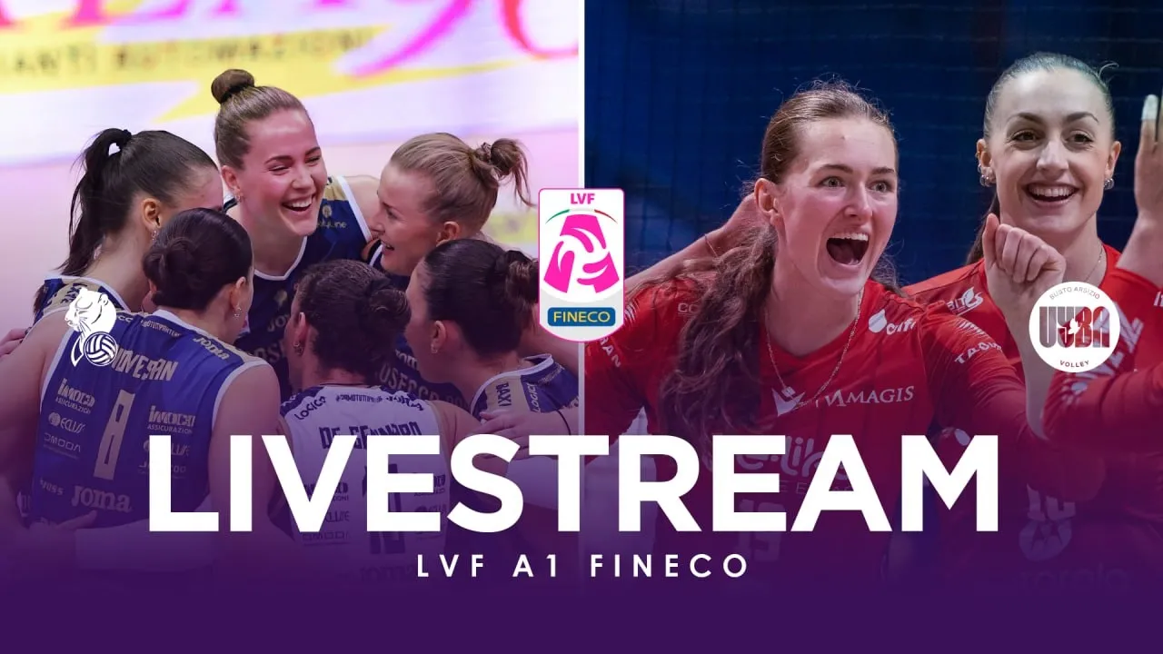 LIVE Conegliano - Busto Arsizio | 2^ Round, Serie A1 Fineco | Lega Volley Femminile 2026/27