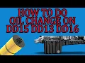 HOW TO DO OIL CHANGE ON FREIGHTLINER CASCADIA DD15 DD13 STEP BY STEP EZ Oil drain plug