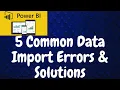 How to resolve Data Import Errors in Power BI 5 Common Errors in Power BI with Solutions