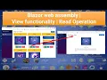 Blazor web assembly View functionality Read Operation
